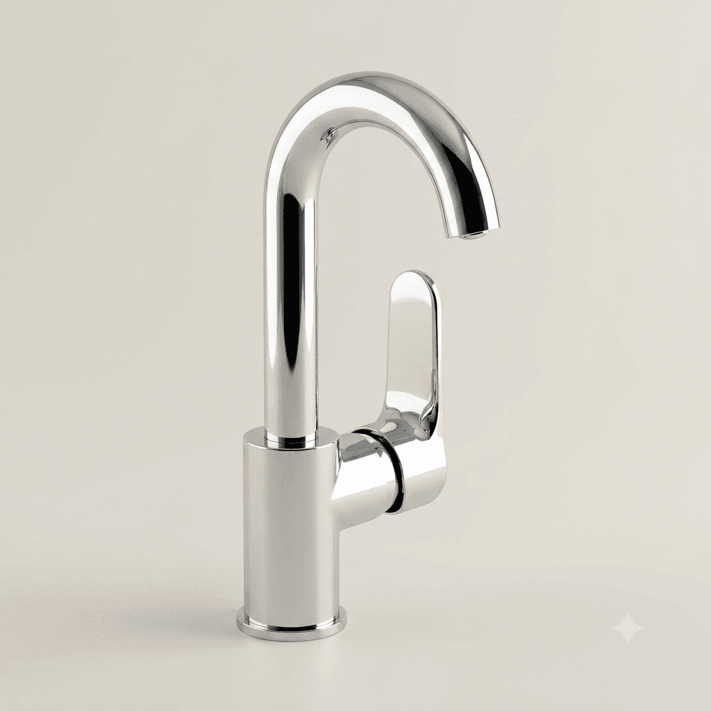 VitrA Root Round Döner Borulu Lavabo Bataryası