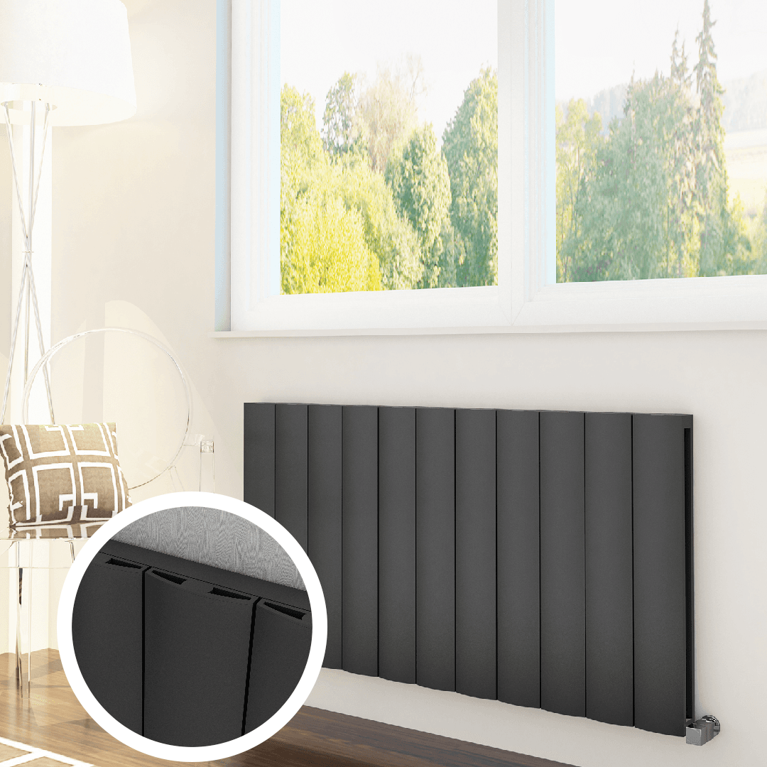 Lugo (Single) 600 × 1130 (H) Anthracite Aluminium — ürün görseli 1