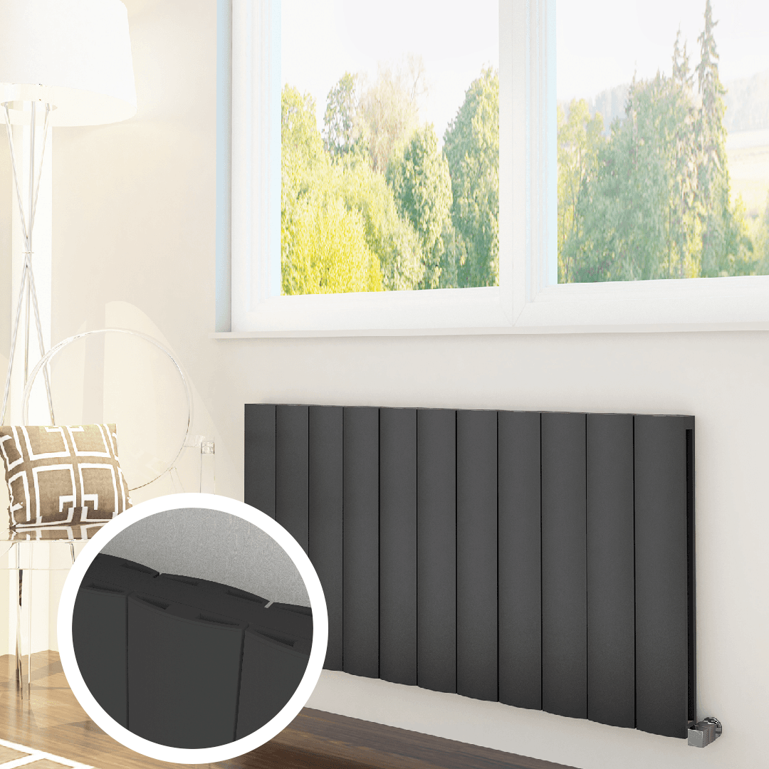Lugo (Double) 500 × 512 (H) Anthracite Aluminium — ürün görseli 1