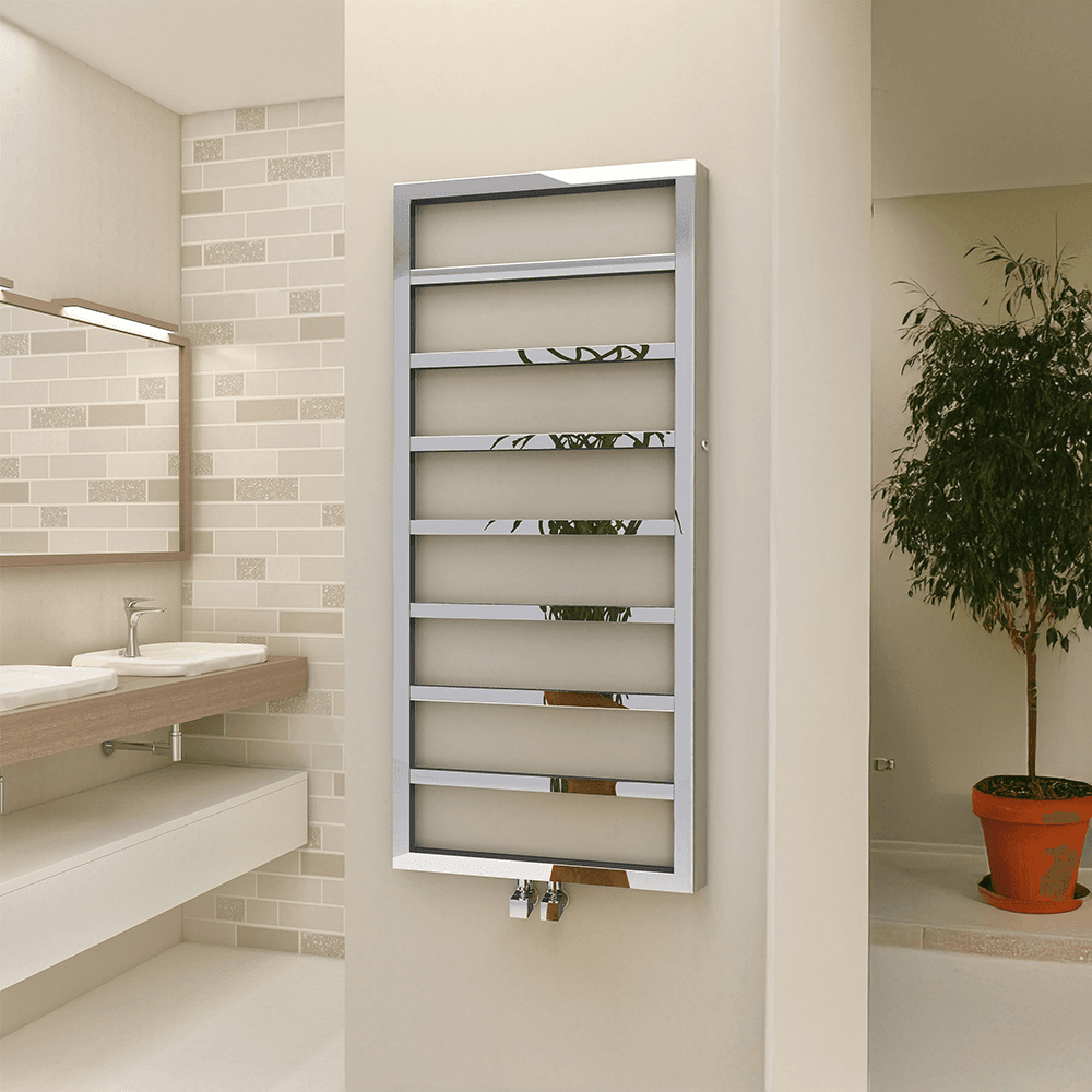Salta 500 × 1200 Polished Stainless Steel Radiator — ürün görseli 1