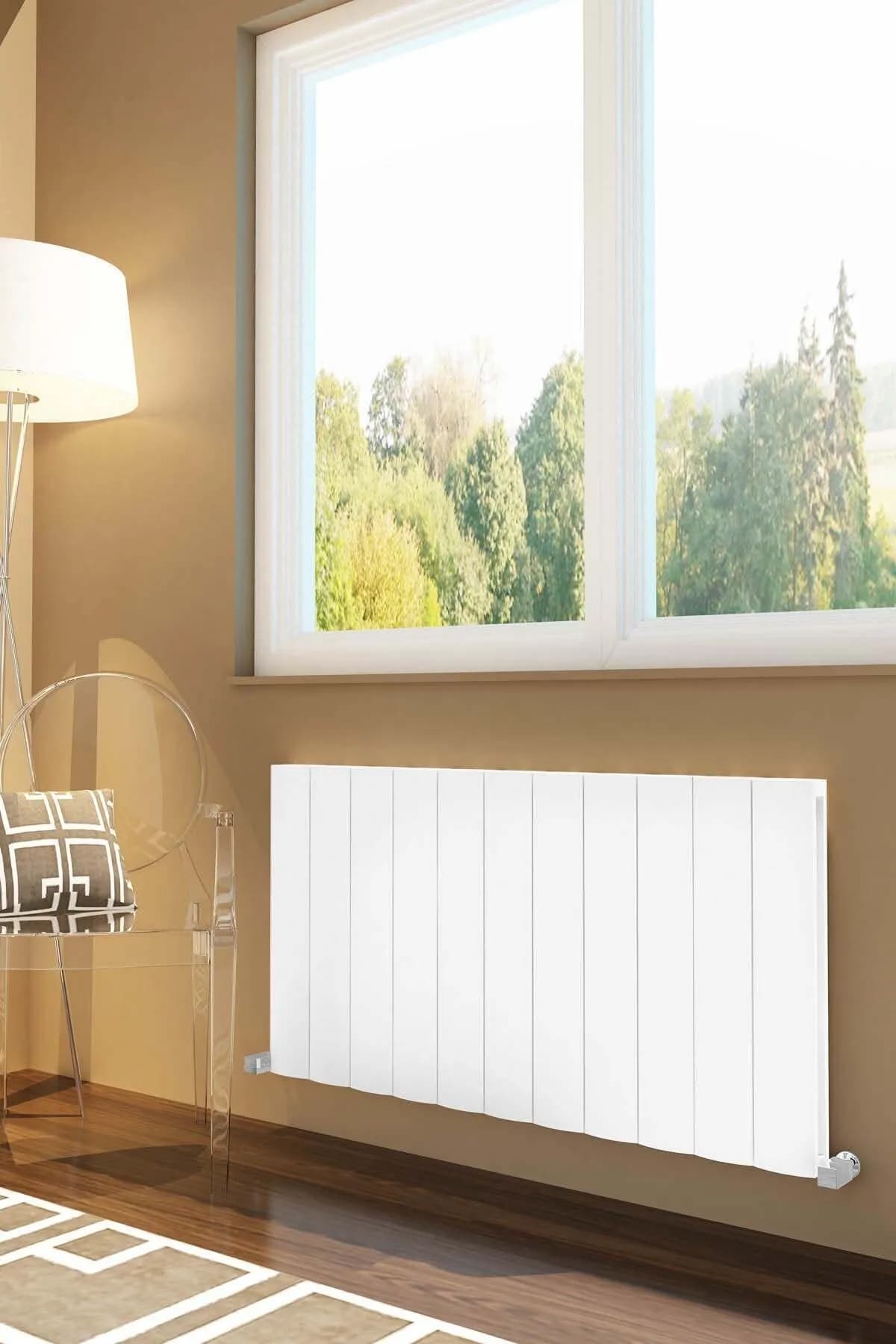 Lugo Dekoratif Radyatör Çift Panel Beyaz 512 X 600 Cm — ürün görseli 1