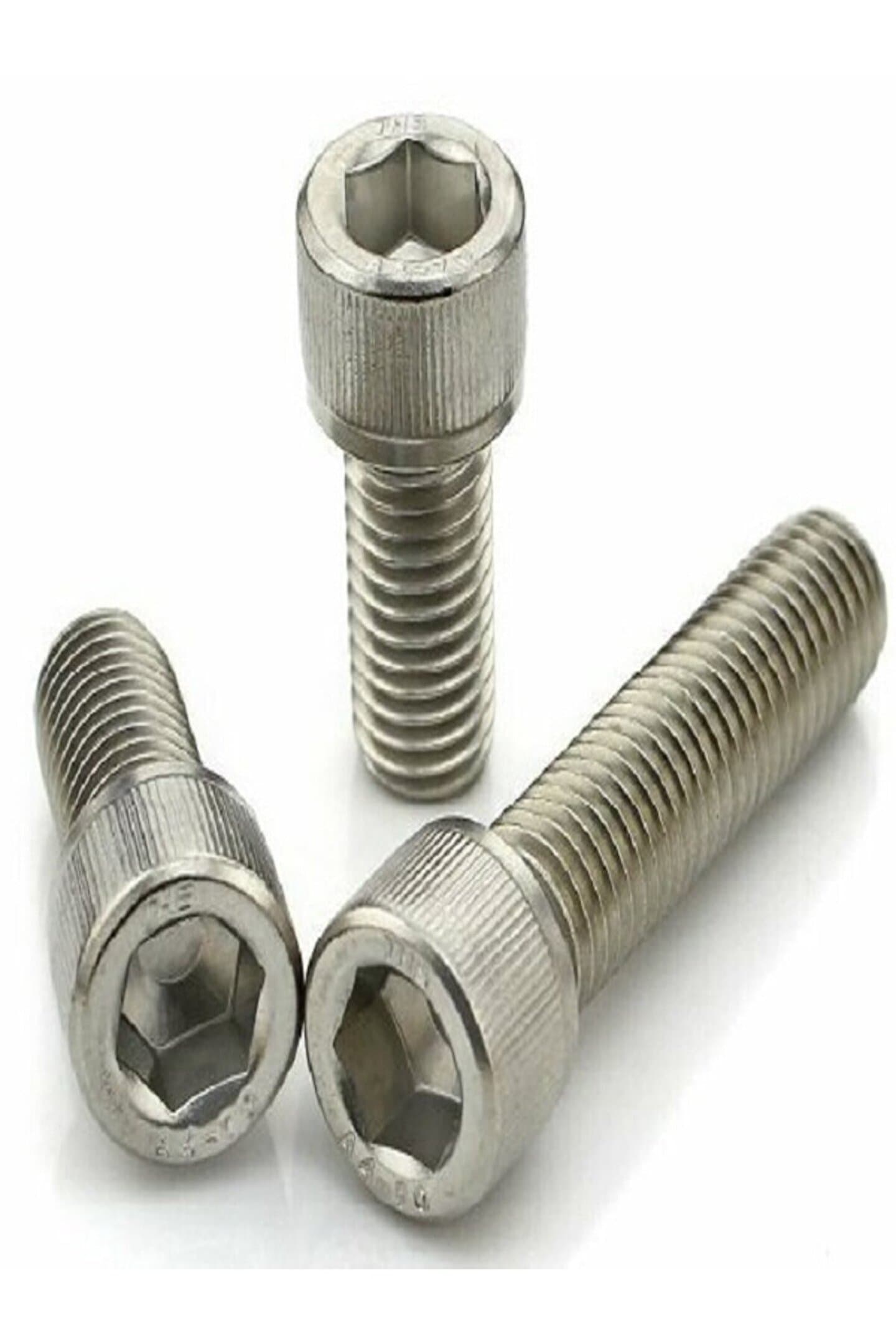 M10X50mm İMBUS CİVATA - BEYAZ - 20 ADET — ürün görseli 1
