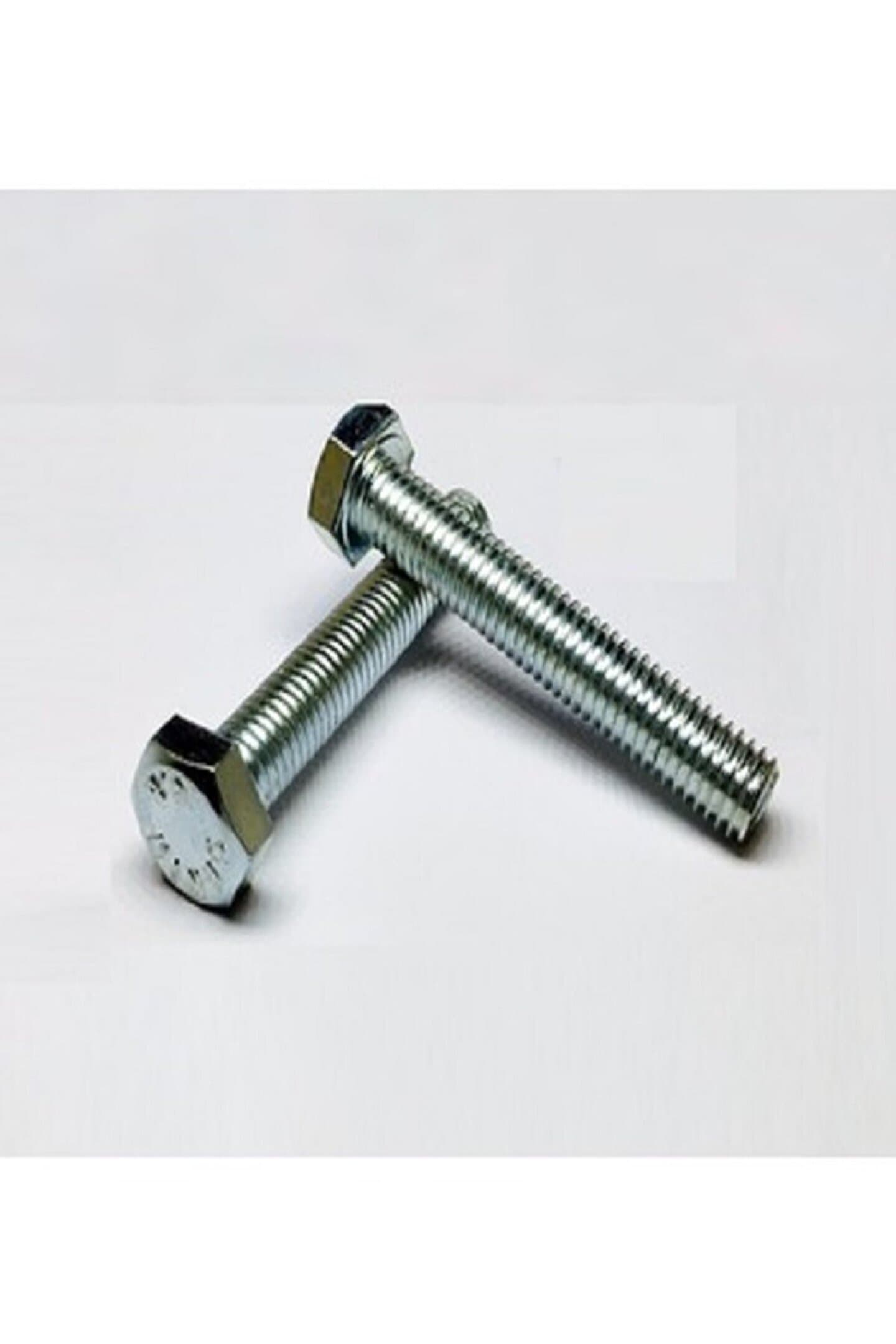 M5X12mm ANAHTAR BAŞ METRİK CİVATA - BEYAZ - 100 ADET — ürün görseli 1