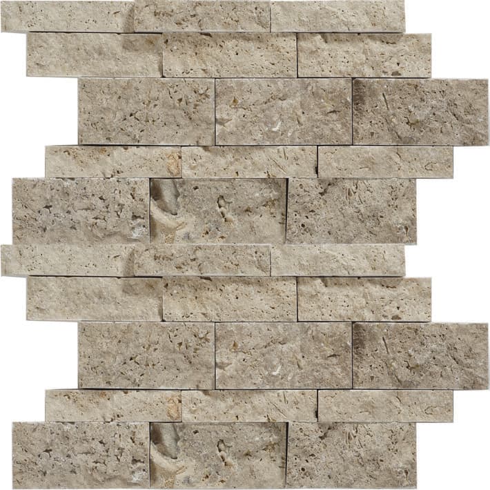 Klasik Traverten Patlatma Mozaik 3×2,3/3,2/4,8×10 cm — ürün görseli 1