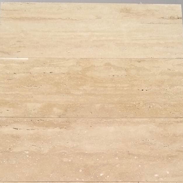 Denizli Klasik Traverten damar kesim Honlu Taş 2x20x60 cm — ürün görseli 1