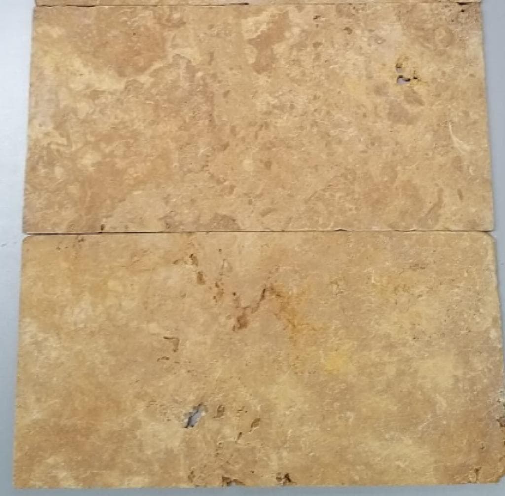 Sarı Traverten Eskitme Taş 1,2x30,5x61 cm — ürün görseli 1