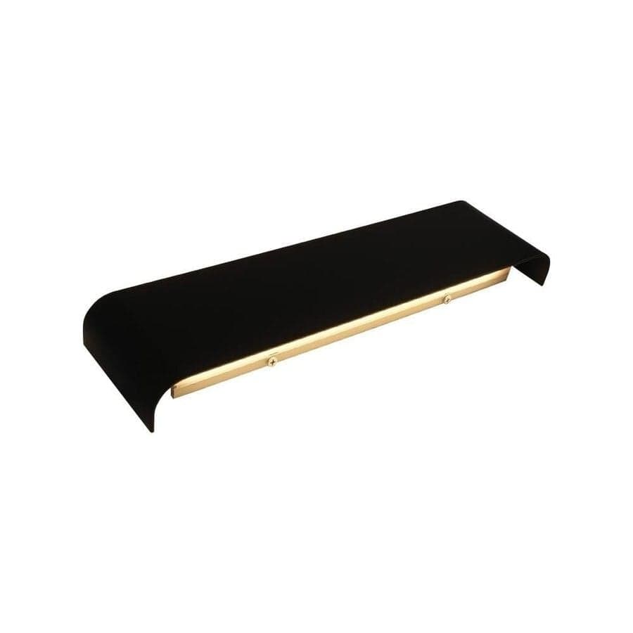 6 W 4000 K Doğal Beyaz 9 cm X 23 cm LED Duvar Armatürü Siyah — ürün görseli 1