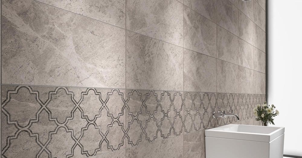 Gri Mat Dekor Seramiği 30×60 cm · Desen 027 — ürün görseli 1