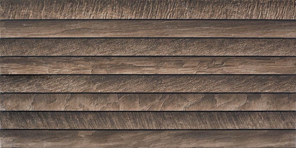 Kahve Mat Rölyefli Yer ve Duvar Seramiği 33×66 cm · Desen 058 — ürün görseli 1