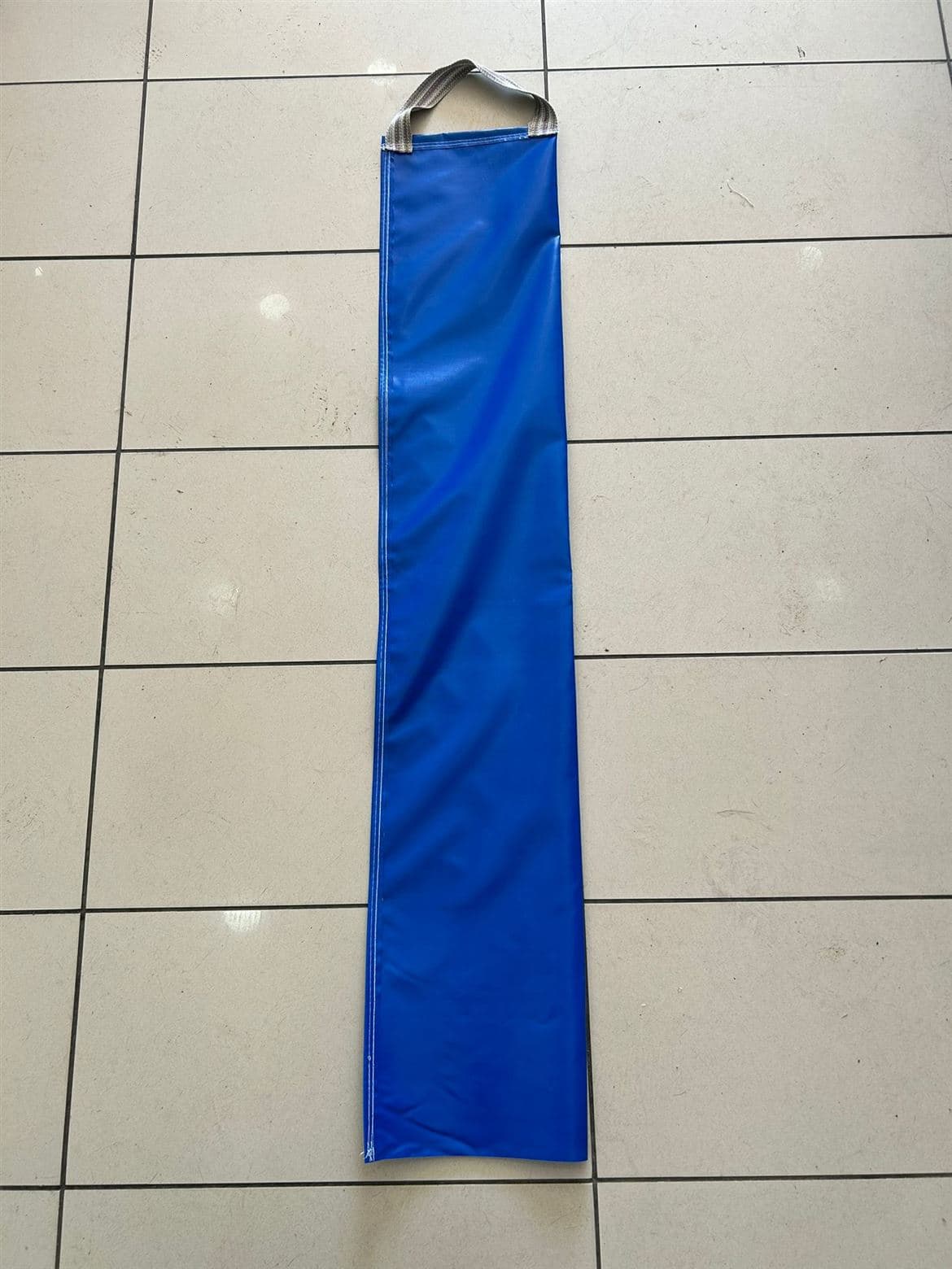 Mavi Polyester Sel Bariyeri Kum Torbası 25×135 cm — ürün görseli 1